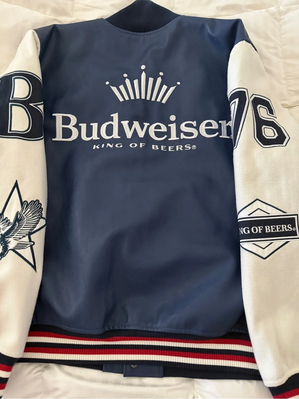 PacSun Navy, Red and White Varsity Jacket